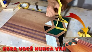 Um Projeto como esse Você Nunca Viu! Woodworking