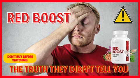 RED BOOST REVIEW! The truth they didn't tell you ⚠️Does Red Boost Really Work?