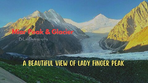 Miar Peak & Glacier Arial View || Lady Finger & Ultar Sar