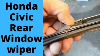 Honda Civic 4th Gen. Rear wiper replacement