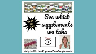 See which supplements we take (stock up sale!)