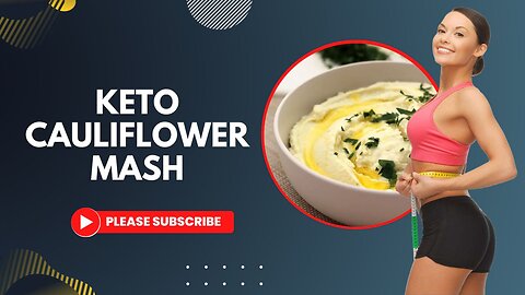 how to prepare Delicious and Keto Cauliflower Mash Recipe - Low-Carb Comfort Food! #fitness #dieting