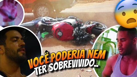 SOFRI UM ACIDENTE GRAVE DE MOTO POR CAUSA DO LELIS *ja era o sonho de competir*