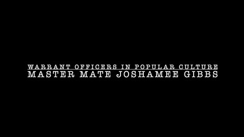 Warrant Officers In Popular Culture: Joshamee Gibbs