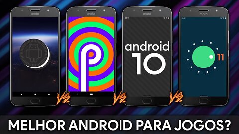 Android 11 VS Android 10 VS Android 9.0 VS Android 8.1 | Qual a MELHOR VERSÃO do Android para JOGOS?