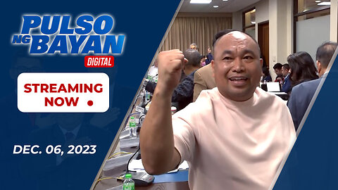 LIVE | Pulso ng Bayan with Atty. Harry Roque, Admar Vilando and MJ Mondejar | December 6, 2023