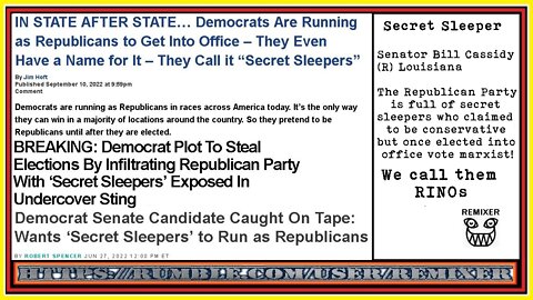 democrat SECRET SLEEPERS 2022