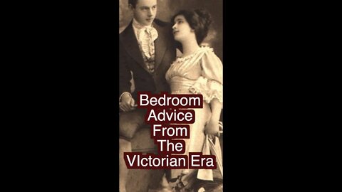 Funny Advice for Wedding Night from Victorian Era! #shorts
