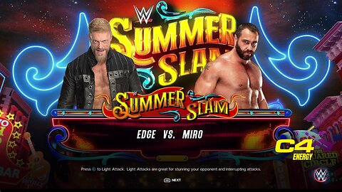 WWE 2k23 Edge vs Miro