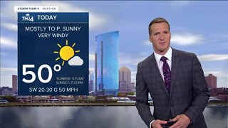 Very windy Thursday ahead of Brewers home opener