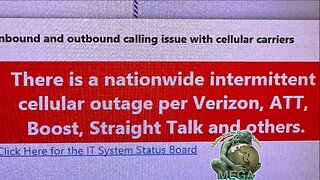 Massive Nationwide Phone Service, Telecomms Outage Hits Cell Phones & Land Lines, Multiple Carriers