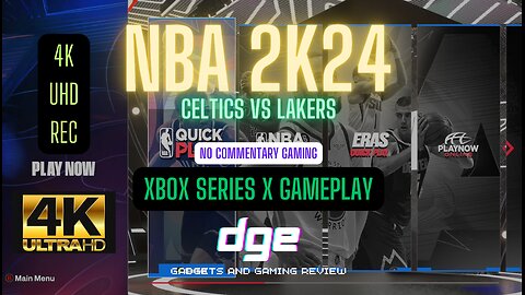NBA 2K24 Celtics VS Lakers Xbox Series X Gameplay No Commentary