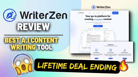 WriterZen Lifetime Deal Ending | Don't Regret Later BUY NOW with 60 Days Money Back Guarantee!