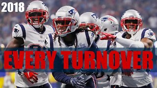 EVERY PATRIOTS TURNOVER from 2018 - NFL Defense Highlights