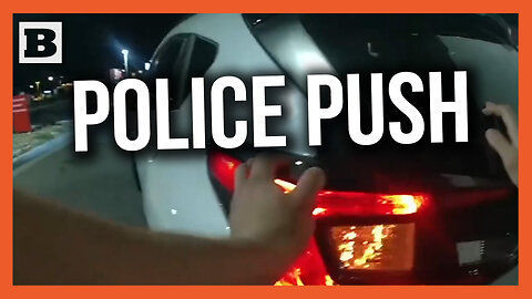 To Protect and Self-Serve! Police Push Woman's Out of Gas Car to Fuel Station