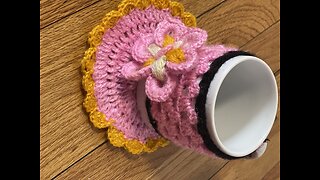 Crochet : how to make perfect flat circle with crochet #part-4#crochet#art#craft