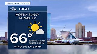 Southeast Wisconsin weather: Mostly sunny and beautiful Monday