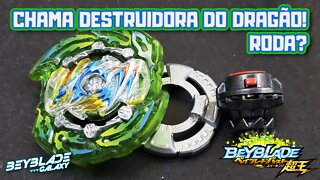 Testando 056 - FLARE DRAGON 2 .Wh.Ds' GOKU contra 3 combos - Beyblade Burst ベイブレードバースト