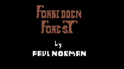 Let's Play: Forbidden Forest - C-64 Emulator