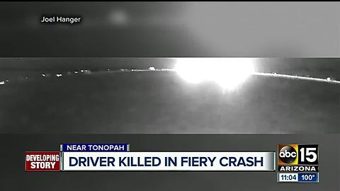 Driver killed in firey I-10 crash
