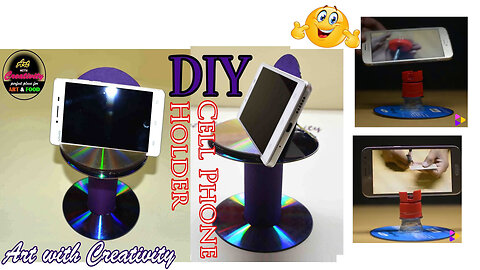 how to make a mobile stand for your phone from a plastic bottle simple, unique and eco-friendly!