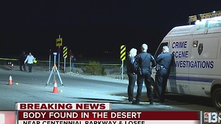 North Las Vegas police investigating body found
