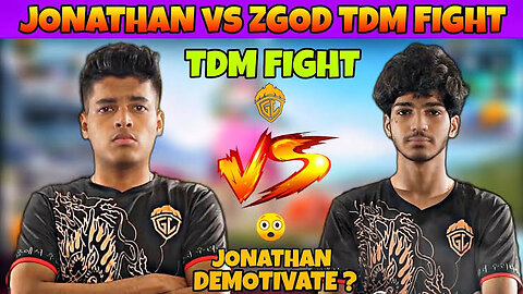 Jonathan vs zgod 1v1 tdm match pubgmobile