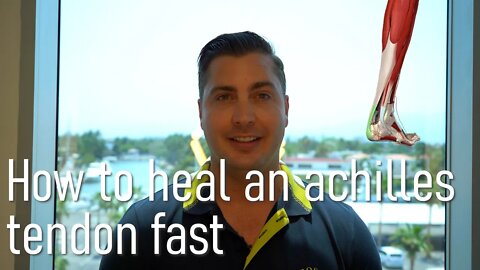 How to heal an Achilles tendon fast