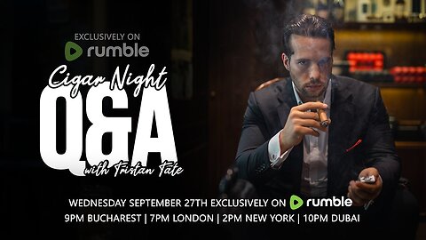 Q&A With Tristan Tate - Cigar Night Ep 1