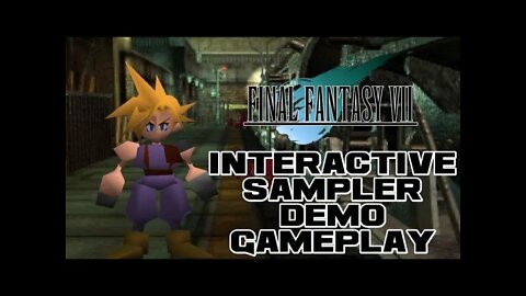Final Fantasy VII Interactive Sampler Demo - PlayStation Gameplay 😎Benjamillion