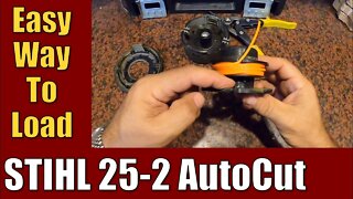 🌻Easy Trick to Load STIHL AutoCut 25-2 String Trimmer Head for Gas or Battery Weedeaters ✅