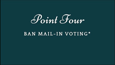 Seth Keshel | “Jimmy Carter; Said Mail In Voting Was A One Way Ticket To Election Fraud”