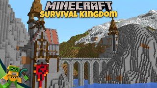 🏰BEAUTIFUL Medieval Bridge🏰 | Minecraft Survival Kingdom Episode #6