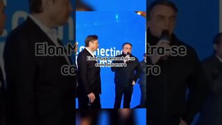 Elon Musk visita Bolsonaro