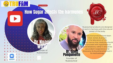 How sugar affects the hormones with Dr Witty of Nuaceutical