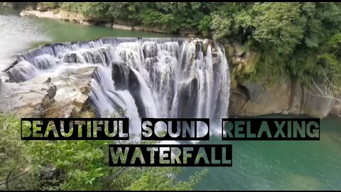 beatiful sound relaxing waterfall