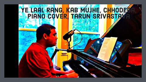 Unraveling the Enigma: Yeh Lal Rang Kab Mujhe | Yeh lal rang | kishore kumar |piano cover|