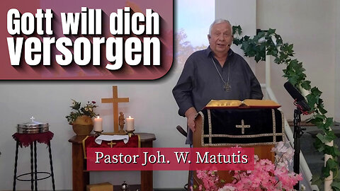 Gott will dich versorgen