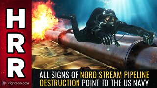 All signs of Nord Stream pipeline destruction point to the US Navy