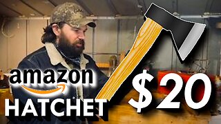 $20 Amazon Bushcraft Hatchet