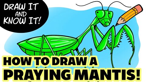 Draw It & Know It! (Art Lesson Edition) | How to Draw a Praying Mantis