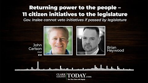Returning power to the people – 11 citizen initiatives to the legislature