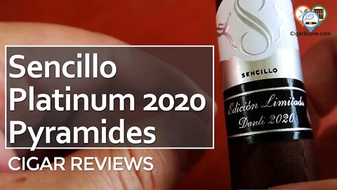 Did GRANDMA Make GINGERBREAD?! The Sencillo Platinum 2020 Pyramides - CIGAR REVIEWS by CigarScore