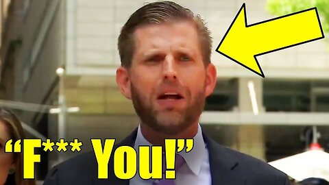 Eric Trump MERCILESSLY HECKLED in Press Conference GONE WRONG!