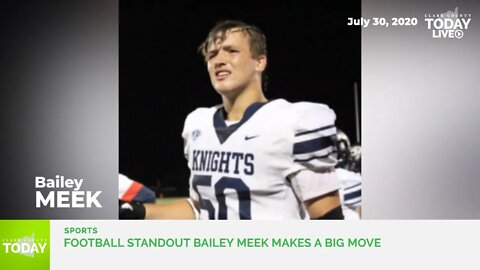 Football standout Bailey Meek makes a big move