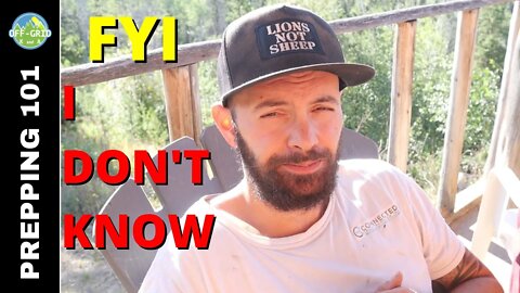 FYI - I Don't Know - Prepper News