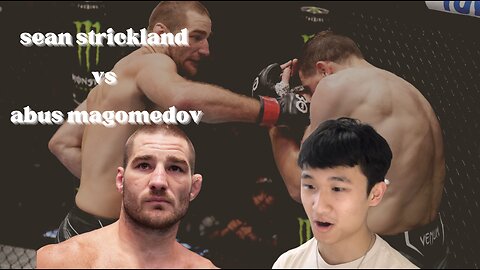 UFC Sean Strickland vs Abus Magomedov reaction! End of hype-train! Second-round Knockout!