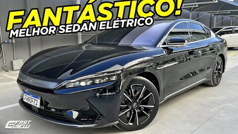 NOVO BYD HAN EV 2022 FANTÁSTICO EM TODOS OS QUESITOS! MUITO LUXO, POTÊNCIA, DESIGN E ECONOMIA!