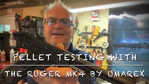Pellet testing Ruger Mark 4 by Umarex. H&N finale match light, JSB match light weight MK4