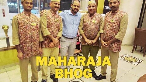 MAHARAJA BHOG THALI in #Dubai | Gujarati - Rajasthani Thali